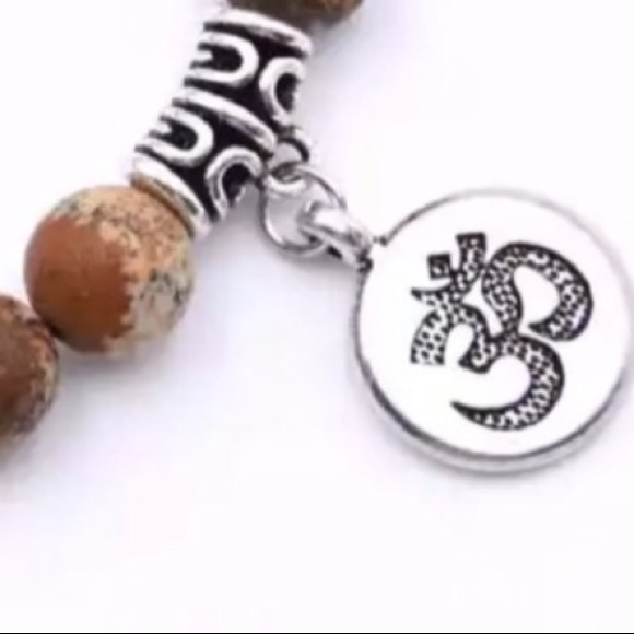 Jasper Quartz Boho Hippie OMH Charm Bracelet - Picture 2 of 3
